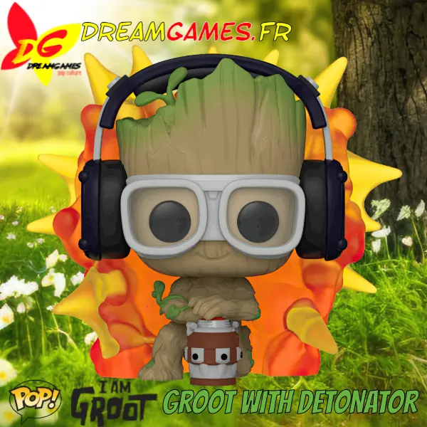 Funko Pop Groot with Detonator I Am Groot 1195
