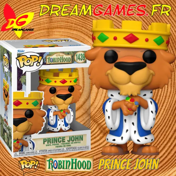 Funko Pop Robin Hood 1439 Prince John Box Fig