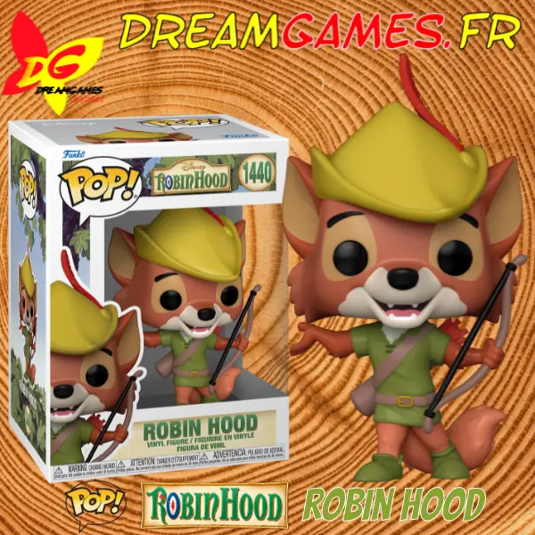 Funko Pop Robin Hood 1440 Robin Hood Box Fig