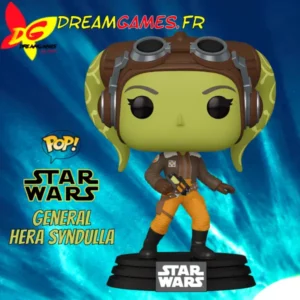 Figurine Funko Pop General Hera Syndulla de Star Wars: Ahsoka, protectrice de la galaxie.