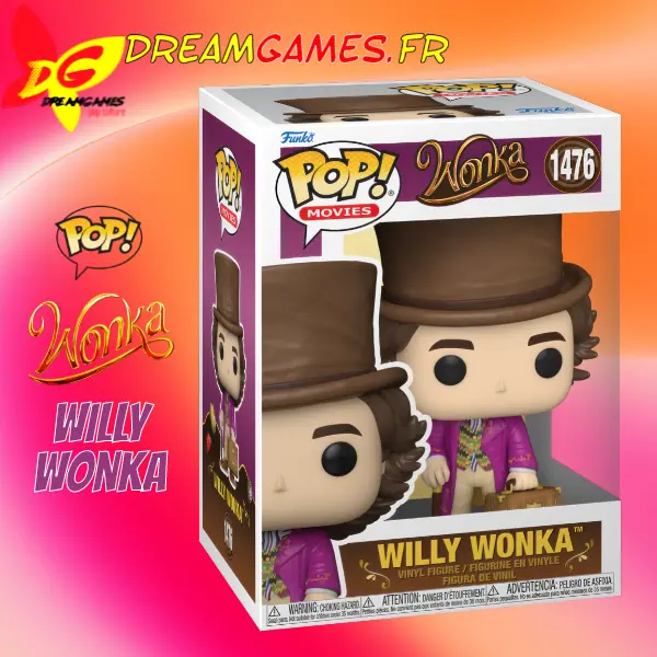 Funko Pop Wonka 1476 Willy Wonka Box