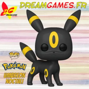 Figurine Funko Pop Noctali Umbreon, détails soignés, pose dynamique, idéale pour collectionneurs.