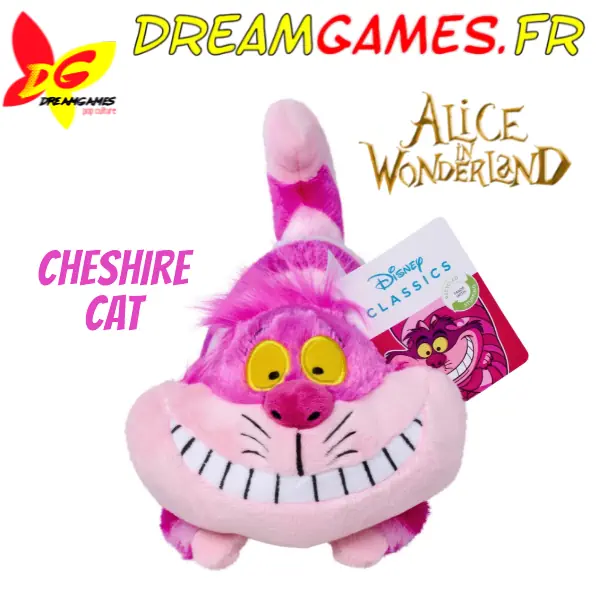 Peluche Alice in Wonderland Cheshire Cat Lying 01