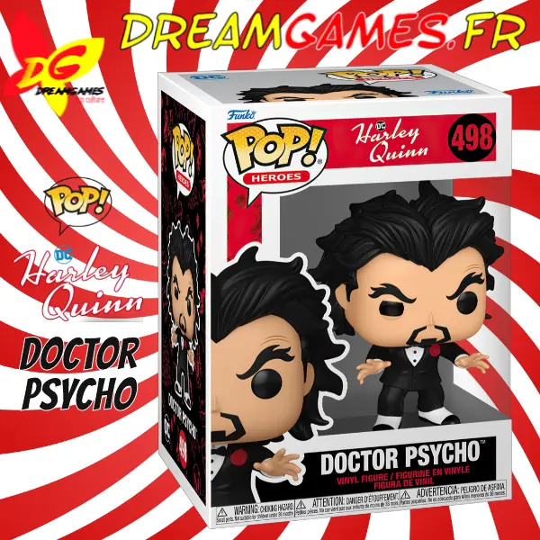 Funko Pop Doctor Psycho 498 Harley Quinn Animated Series