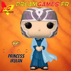 Figurine Funko Pop Princess Irulan 1498 Dune, avec détails fidèles au personnage.