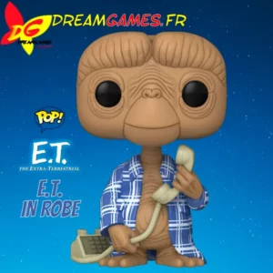 Funko Pop E.T. in flannel 1254, figurine avec chemise à carreaux, détails soignés.