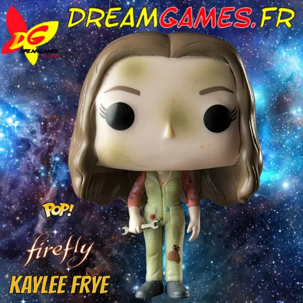 Figurine Funko Pop Kaylee Frye dirty Firefly, en tenue de mécanicienne avec tache d'huile.