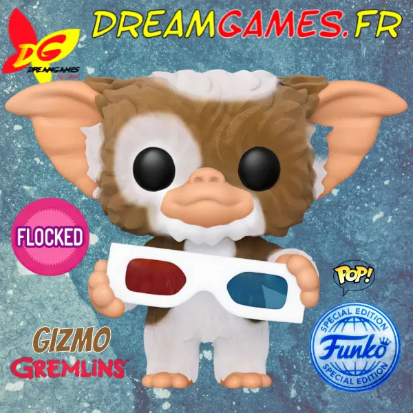Figurine Funko Pop Gizmo 3D Glasses Flocked 1146 Gremlins