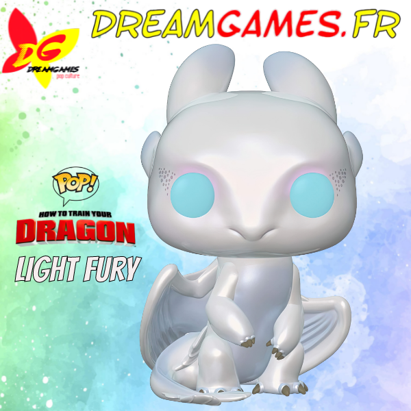 Figurine Funko Pop Light Fury 687 How to train your Dragon