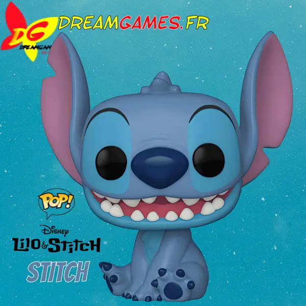 Figurine Funko Pop Stitch Smiling Seated Lilo et Stitch 1045