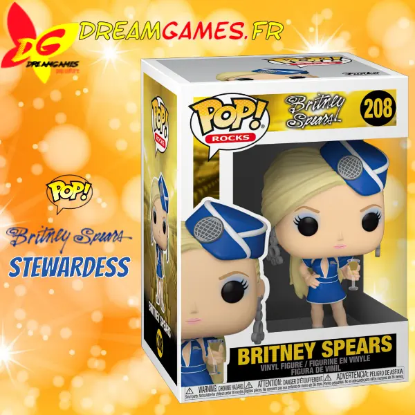 Figurine Funko Pop Britney Spears Stewardess 208