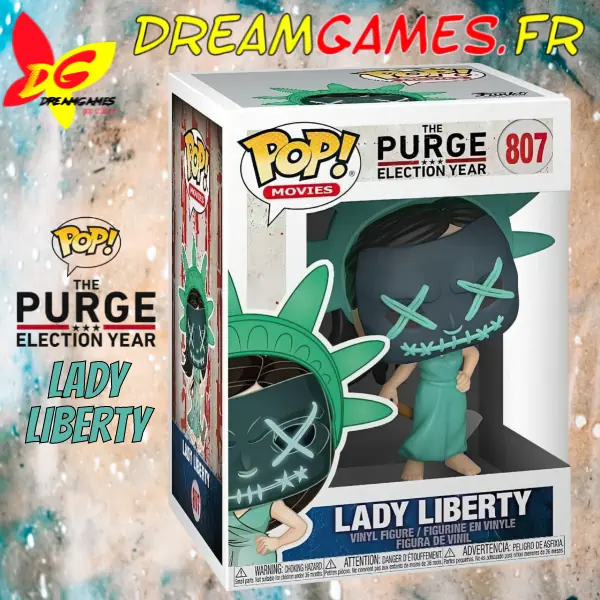 Figurine Funko Pop Lady Liberty 807 The Purge (Not mint)