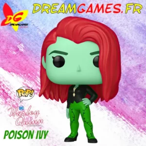 Funko Pop Poison Ivy 495 de la série animée, figurine colorée et détaillée.