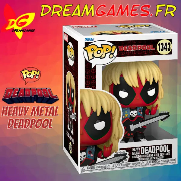 Figurine Funko Pop Heavy Metal Deadpool 1343 Deadpool