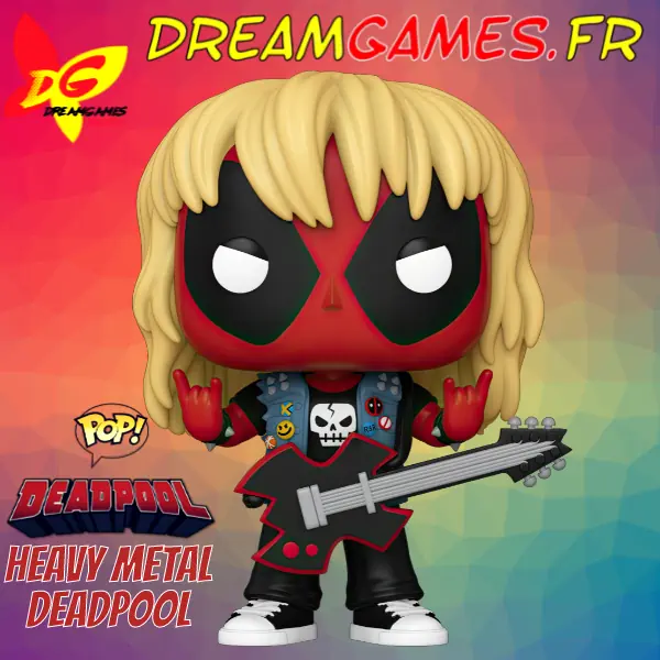 Figurine Funko Pop Heavy Metal Deadpool 1343 Deadpool