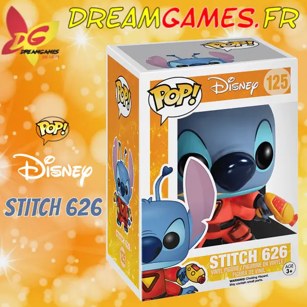 Figurine Funko Pop Stitch 626 Disney 125 Lilo & Stitch