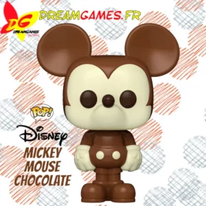 Figurine Funko Pop Mickey Mouse Chocolate 1378, colorée et détaillée, idéale pour collectionneurs Disney.