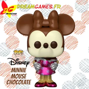 Funko Pop Minnie Mouse Chocolate 1379, figurine collectionnable aux détails soignés et couleurs vives.