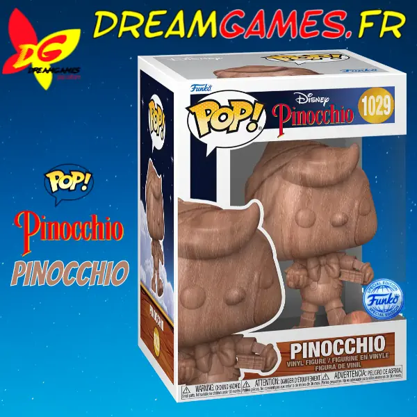 Figurine Funko Pop Pinocchio Wood 1029 Speciale Edition