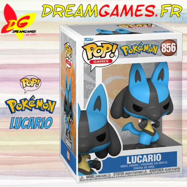 Figurine Funko Pop Lucario 856 Pokemon