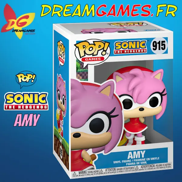 Figurine Funko Pop Amy 915 Sonic the Hedgehog