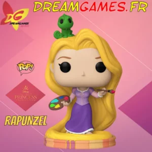Figurine "funko pop rapunzel 1018 disney ultimate princess" détails précis, couleurs vives.