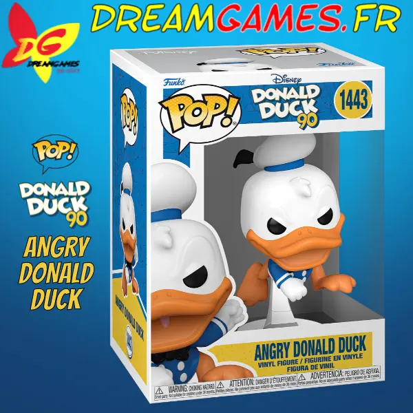 Figurine Funko Pop Angry Donald Duck 1443 Donald Duck 90