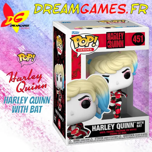 Figurine Funko Pop Harley Quinn with Bat 451