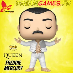 Figurine Funko Pop Freddie Mercury I Was Born to Love You, capturant l'icône du rock dans une pose dynamique.