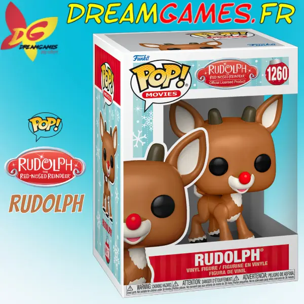 Figurine Funko Pop Rudolph 1260 The Red Nosed Reindeer
