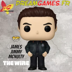 Figurine Funko Pop de James "Jimmy" McNulty de The Wire, en posture caractéristique.