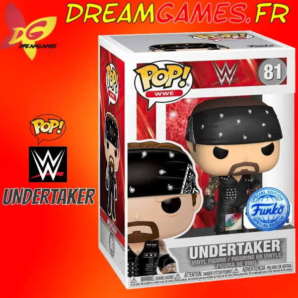 Figurine Funko Pop Undertaker 81 WWE