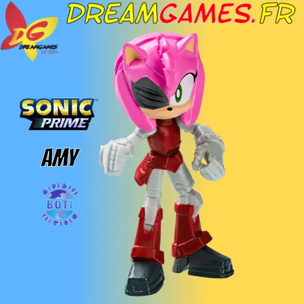 Sonic Prime Amy Eggforcer 2 Pack Collectible Figures
