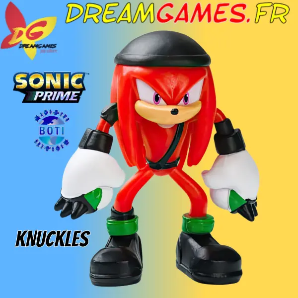 Sonic Prime Knuckles Dr Don't 2 Pack Collectible Figures