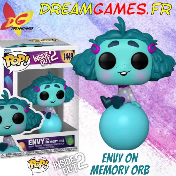 Figurine Funko Pop Envy on Memory orb 1449 Inside Out 2 (Not mint) - Image 3