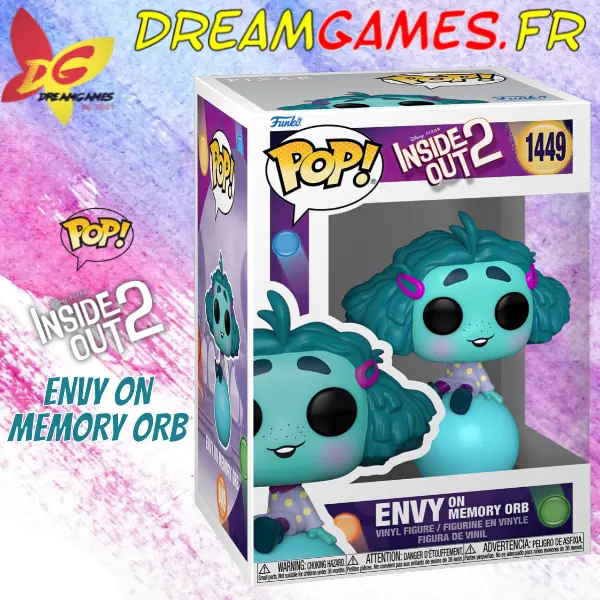 Figurine Funko Pop Envy on Memory orb 1449 Inside Out 2 (Not mint) - Image 2