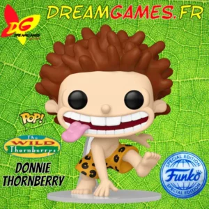 Découvrez la figurine Funko Pop Donnie Thornberry de The Wild Thornberrys, un ajout parfait pour les fans de la série animée classique.