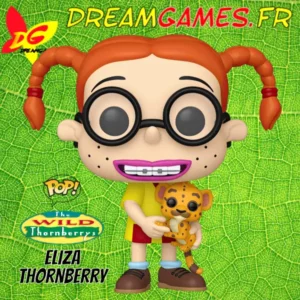 Figurine Funko Pop Eliza Thornberry de la série The Wild Thornberrys, parfaite pour les collectionneurs et les fans du dessin animé.