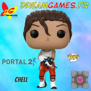 Figurine Funko Pop Chell de Portal 2, parfaite pour les fans du jeu vidéo. Détails précis et fidèle au personnage emblématique.