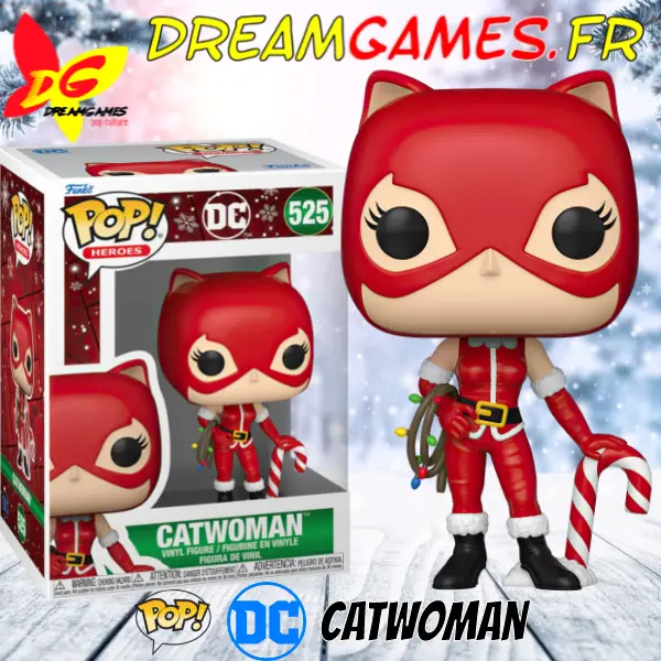 Figurine Funko Pop Catwoman 525 Holiday '24 - Image 3