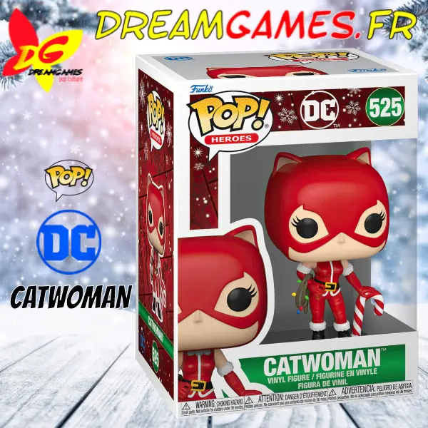Figurine Funko Pop Catwoman 525 Holiday '24 - Image 2
