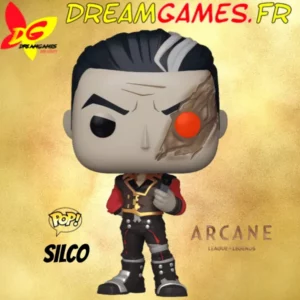 Figurine Funko Pop Silco 1604 Arcane League of Legends, représentant le personnage emblématique avec ses détails distinctifs et son style unique.