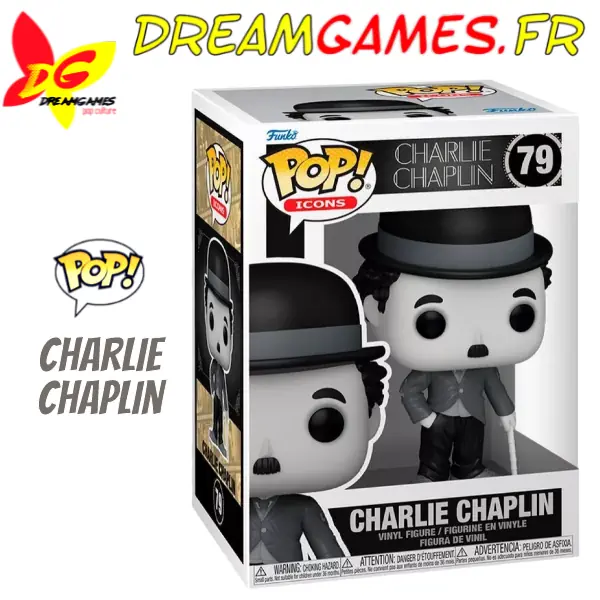 Figurine Funko Pop Icons 79 Charlie Chaplin - Image 3