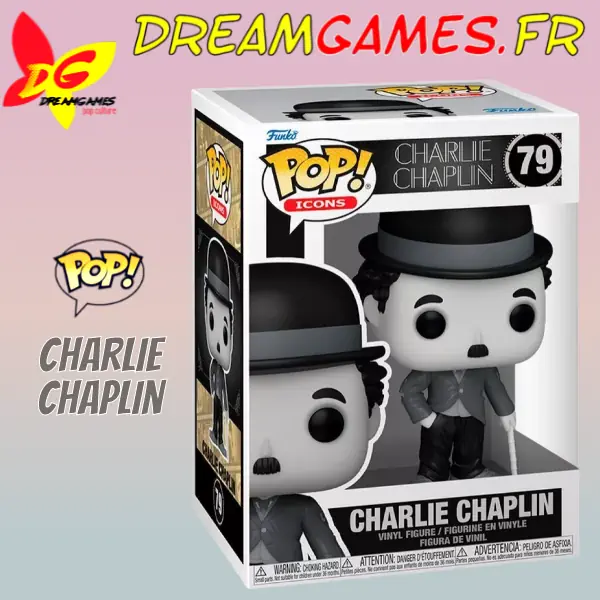 Figurine Funko Pop Icons 79 Charlie Chaplin - Image 2