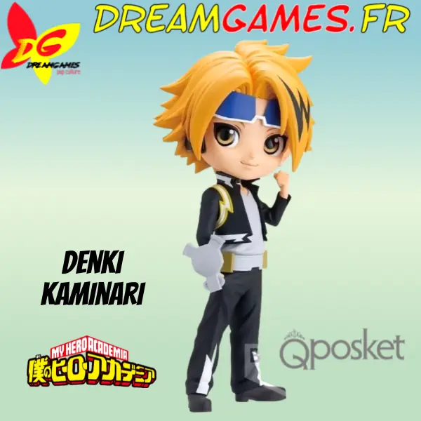 Figurine Q Posket Denki Kaminari My Hero Academia 14 cm