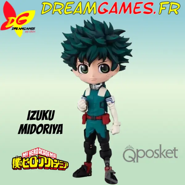 Figurine Q Posket Izuku Midoriya My Hero Academia 14 cm