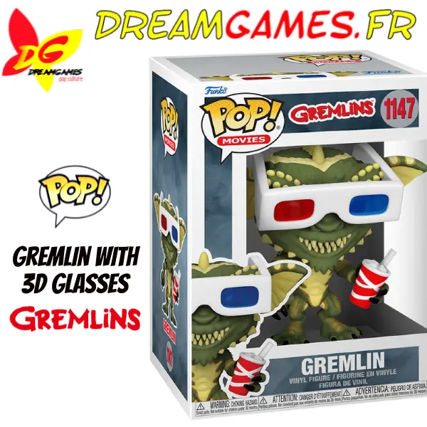 Figurine Funko Pop Gremlin with 3D Glasses 1147 Gremlins - Image 3