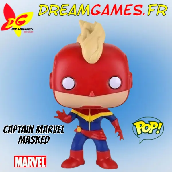 Figurine Funko Pop Captain Marvel Masked 154 Marvel