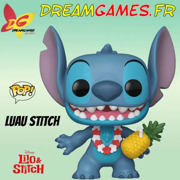 Figurine Funko Pop Luau Stitch 1567 Disney Lilo & Stitch