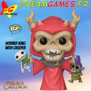 Figurine Funko Pop Horned King with Creeper (du film Taram et le Chaudron magique).